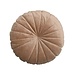 Linen & More Flower kussen roze dia40x12cm