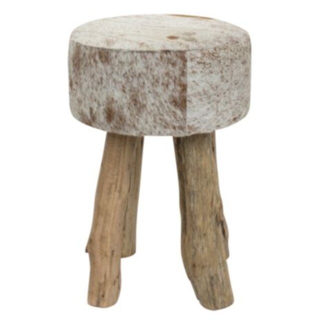 Mars & More kruk koe bruin wit rond 45cm