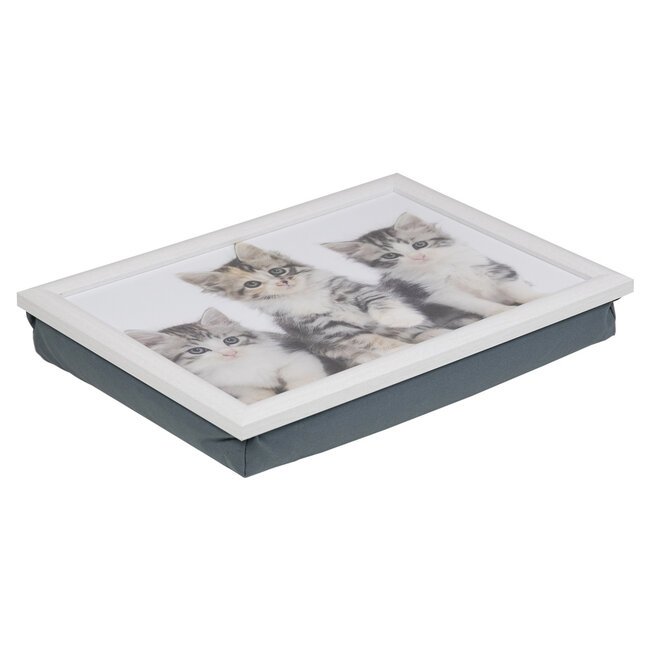 Mars & More Schoottafel schootkussen- katten -kittens - poezen print - 43 x 33 cm
