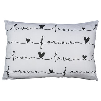 Mars & More hartje kussen forever love 40x60cm* Mars & More hartje kussen forever love 40x60cm*