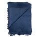 Mars & More plaid uni donker blauw xl 150x200cm