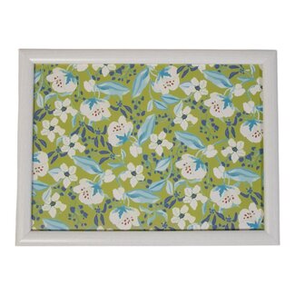 Mars & More Schootkussen – Laptray – Dienblad met kussen - Laptoptafel - Schoottafel - Marie bloemen 43cm