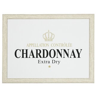 Mars & More Schootkussen – Laptray – Dienblad met kussen - Laptoptafel - Schoottafel - wijn Chardonnay wit