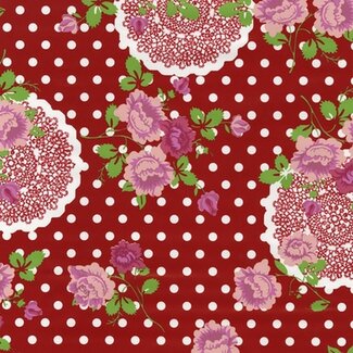 2Lif Dots&Bloemen Statische raamfolie Mini rol transparant
