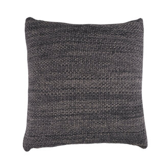 Linen & More Kussen Ashwell knit 45x45 aqua melange