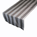 Linen & More Twill Streep Tafelloper taupe 50x140cm