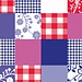 2Lif Patchwork Zelfklevende Folie Mini rol multi 45cmx2mtr
