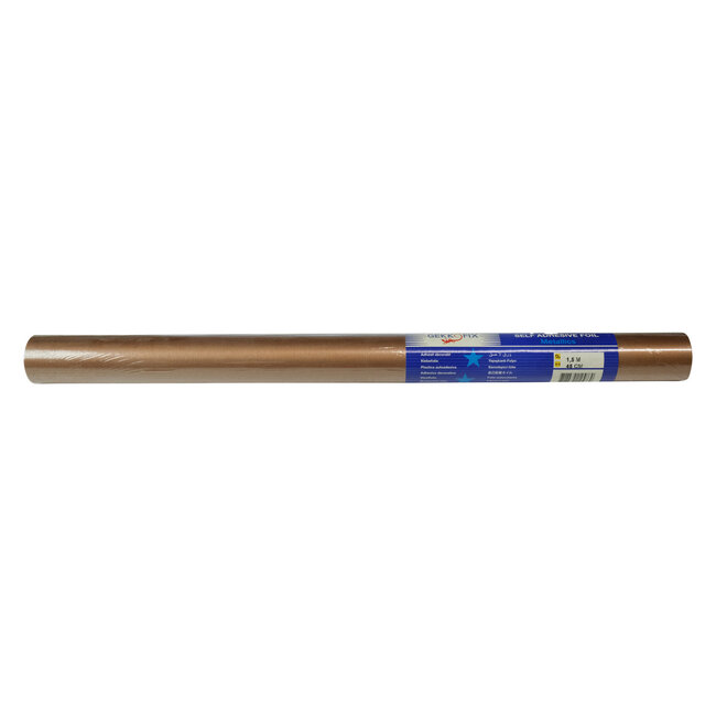 2Lif Stainless Zelfklevende Folie Mini rol koper 45cmx1,5mtr