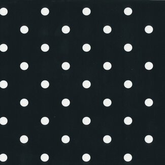 2Lif Dots Zelfklevende Folie Mini rol zwart 45cmx2mtr