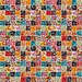 2Lif Candy Zelfklevende Folie Mini rol multi 45cmx2mtr