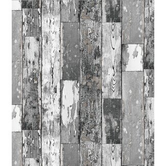 2Lif Scrap Dark Hout Zelfklevende Folie Mini rol multi 67,5cmx2mtr