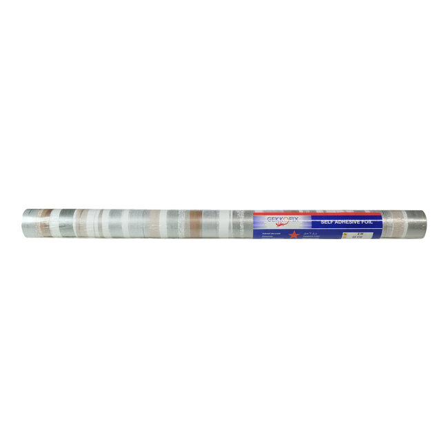 2Lif Listras Metallic Zelfklevende Folie Mini rol metallic 45cmx2mtr