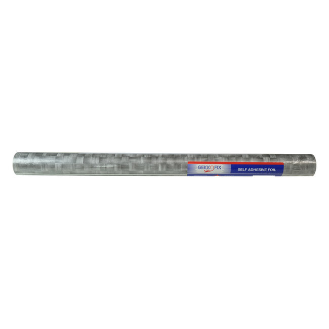 2Lif Paille Zelfklevende Folie Mini rol grijs zilver 45cmx2mtr