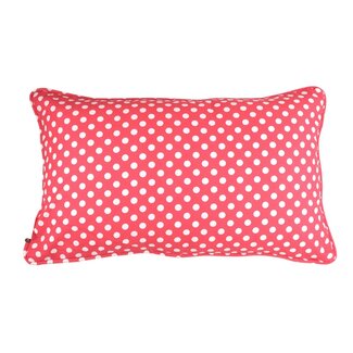 Linen & More Kussen Meggie 30x50 red