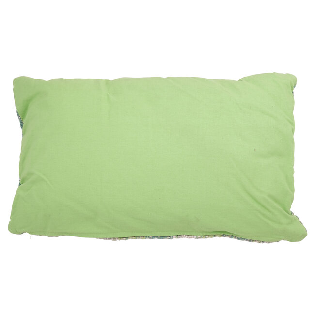 Linen & More Multi Weave kussen groen 30x50cm