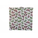 Linen & More Butterfly Streep stoelkussen roze groen 40x40cm+8cm