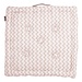 Linen & More Fine Zigzag stoelkussen taupe 40x40cm+8cm