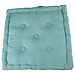 Linen & More Little Diamond stoelkussen blauw 40x40cm+8cm