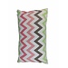 Linen & More Multi Zigzag kussen roze 30x50cm