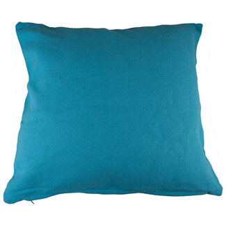 Linen & More Kussen linnenlook 50x50 Turquoise