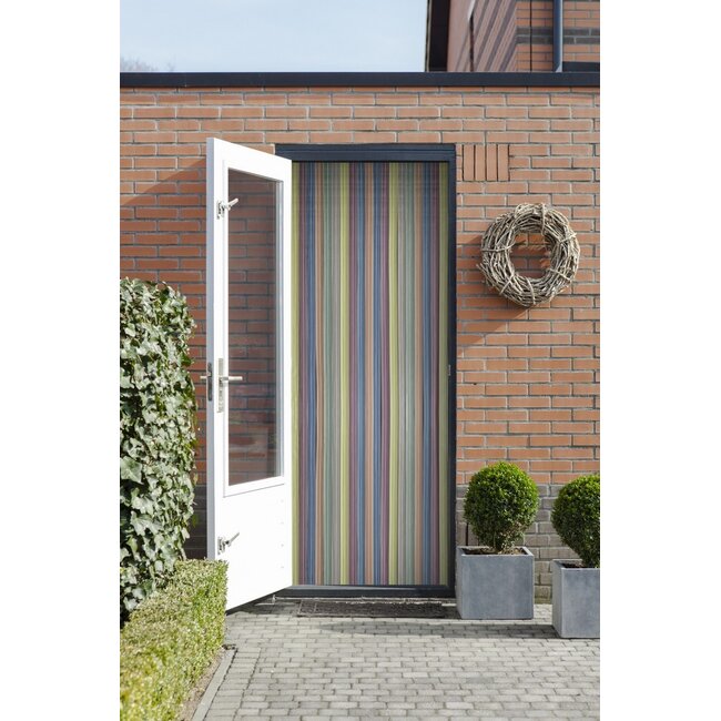 2Lif Saba Vliegengordijn multicolor 93x220cm