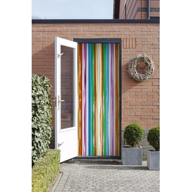 2Lif Pvc Vliegengordijn multi 93x220cm