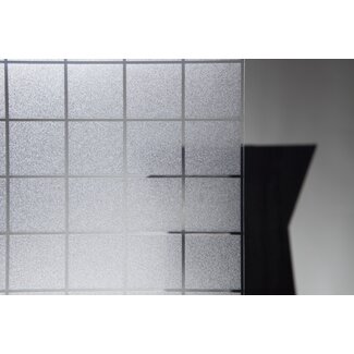 2Lif Square Statische raamfolie Mini rol transparant 45cmx1,5mtr