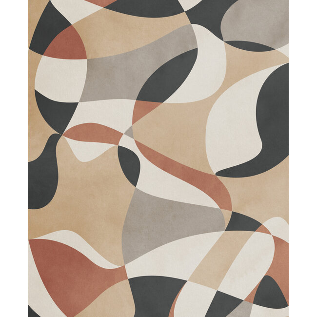 Linen & More Modern Wandkleed fotoprint 120x140cm