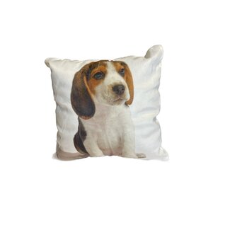Linen & More Fluweel kussen Hond 25x25cm