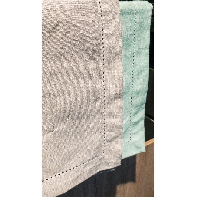 Linen & More Nena Recycled Cotton Placemat zandkleur 35x50cm (set of 4)
