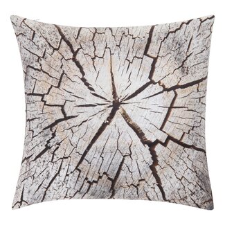 Linen & More Teddy kussen multicolor 45x45cm