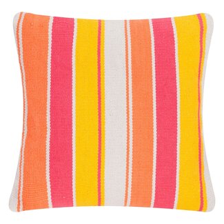 Linen & More Big Streep kussen multicolor 50x50cm