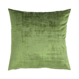 Linen & More Vintage Fluweel kussen groen 50x50cm