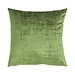 Linen & More Vintage Fluweel kussen groen 50x50cm