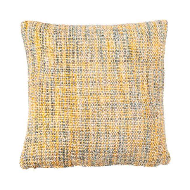 Linen & More Tye&Dye kussen geel grijs 45x45cm