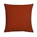 Linen & More Uneven Stitching kussen oranje 47x47cm