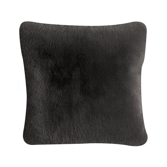 Linen & More Portland kussen d.grijs 45x45cm