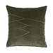 Linen & More Uneven Pintuck kussen groen 45x45cm