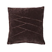 Linen & More Uneven Pintuck kussen bruin 45x45cm