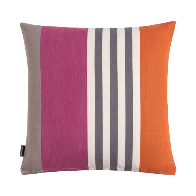 Linen & More Stripes Print kussen multicolor 45x45cm