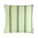 Linen & More Printed Strepen kussen groen 45x45cm