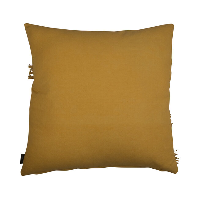 Linen & More Uneven Ruffle kussen beige 45x45cm