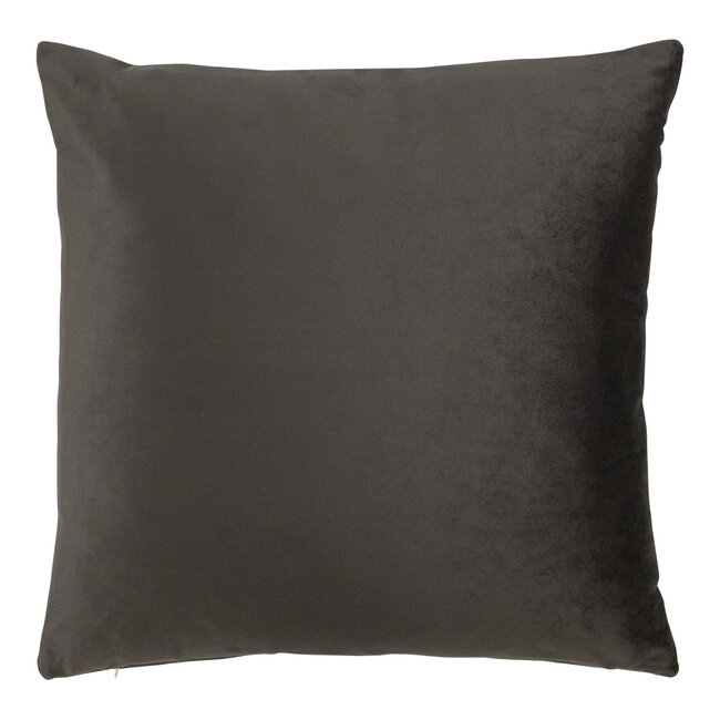 Linen & More Derry kussen donkergrijs 45x45cm