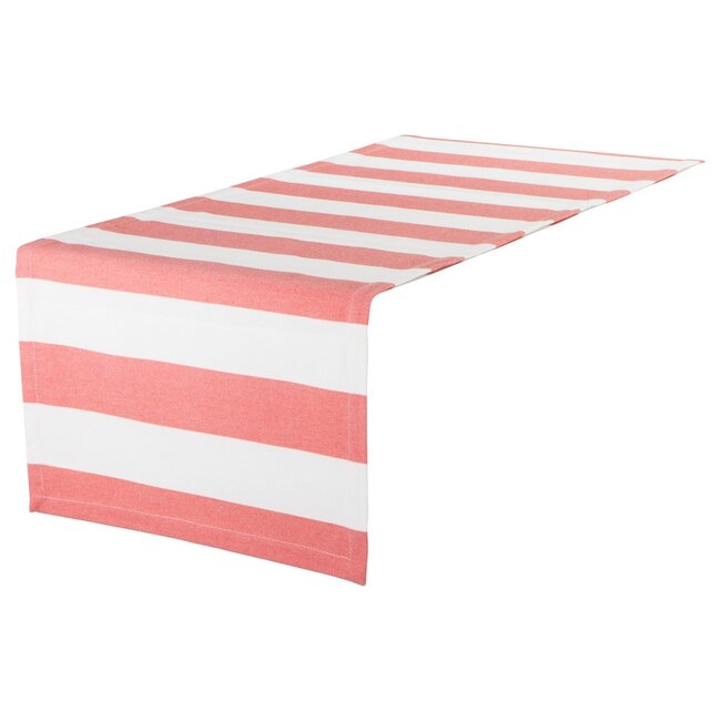 2Lif Mireille Tafelloper coral rood 42x142cm