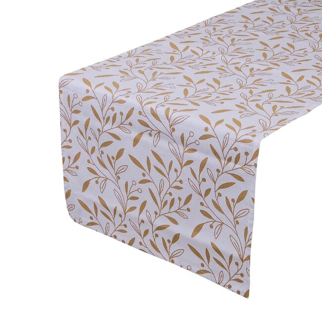 Linen & More Liberty Tafelloper c. geel 50x140cm