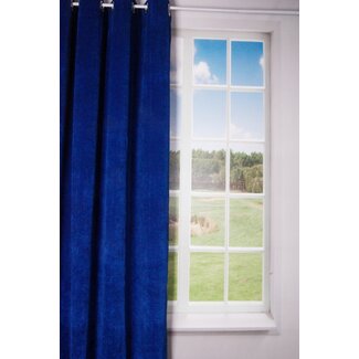 2Lif Luciano gordijn blauw 140x245cm (8rings)