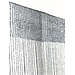 2Lif Marissa Lurex Draadgordijn zwart/zilver 90x250cm