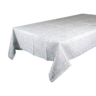 Linen & More Paisley Bloem Tafelkleed Textiel harbour groen 140x250cm