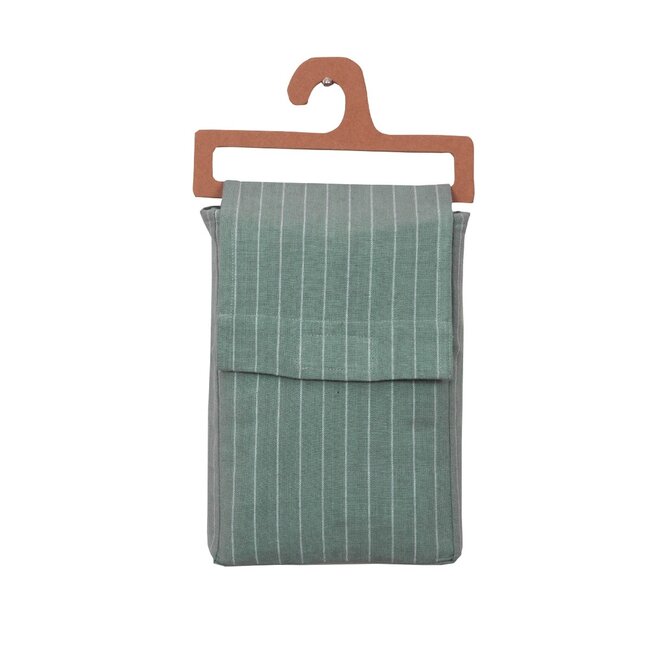 Linen & More Pinstripe Tafelkleed Textiel groen blauw 140x300cm