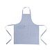 Linen & More Dutch Ruit Schort blauw 75x90cm